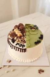 עוגת יום הולדת ודרגה חצויה מיוחדת