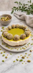 עוגת מסקרפונה פנינת פיסטוק לבן