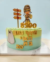 עוגת חיילת מעוצבת