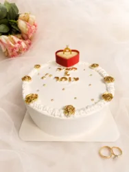 עוגת הצעת נישואין יוקרתית