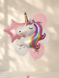 סט בלונים חד קרן