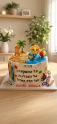 עוגת תודה לסיום שנת הלימודים